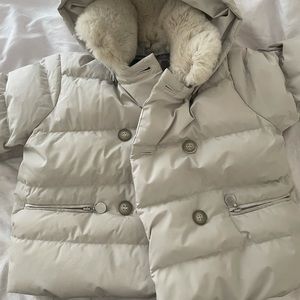 Bonpoint puffer (fall/winter) with rabbit fur hood